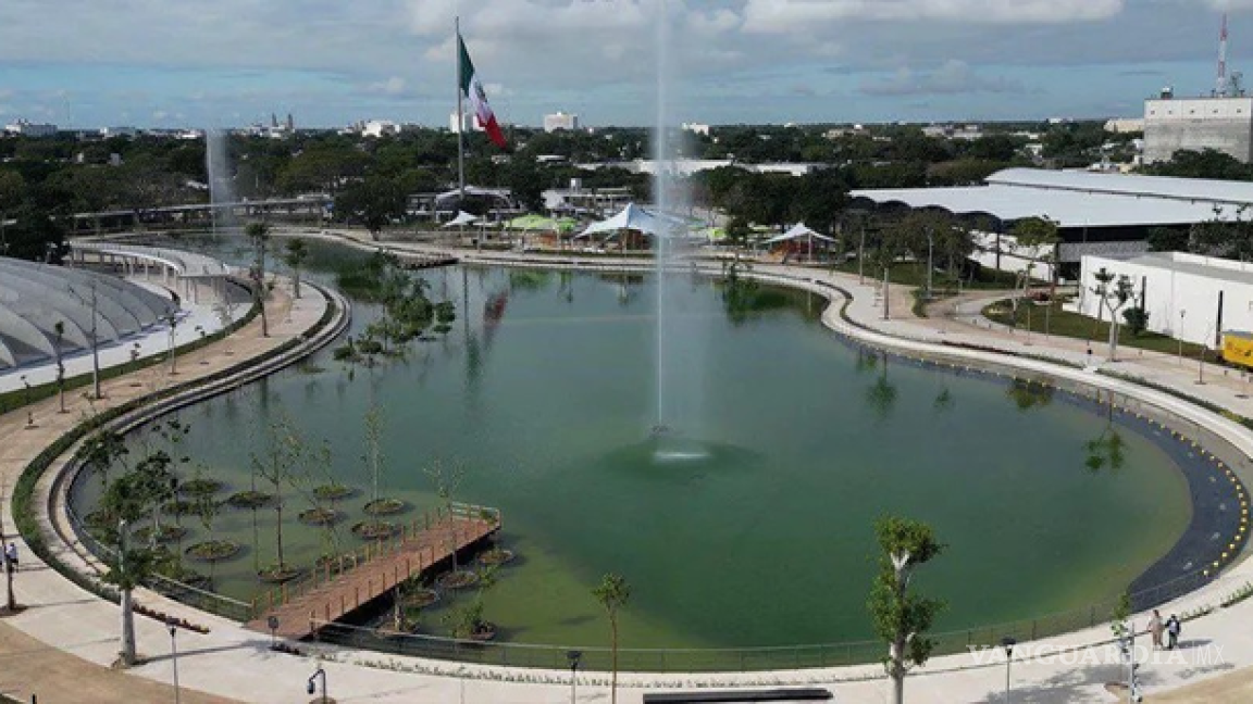 AMLO y Mauricio Vila inauguran el Gran Parque La Plancha en Yucatán