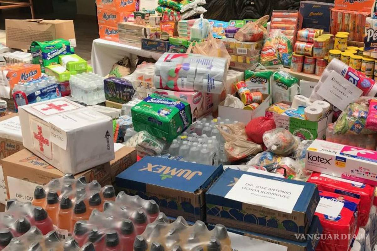 Abren en Acuña par de centros de acopio para damnificados por huracán Otis