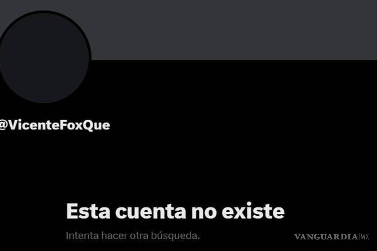 Cuenta de Vicente Fox fue suspendida sin previo aviso, asegura Marta Sahagún