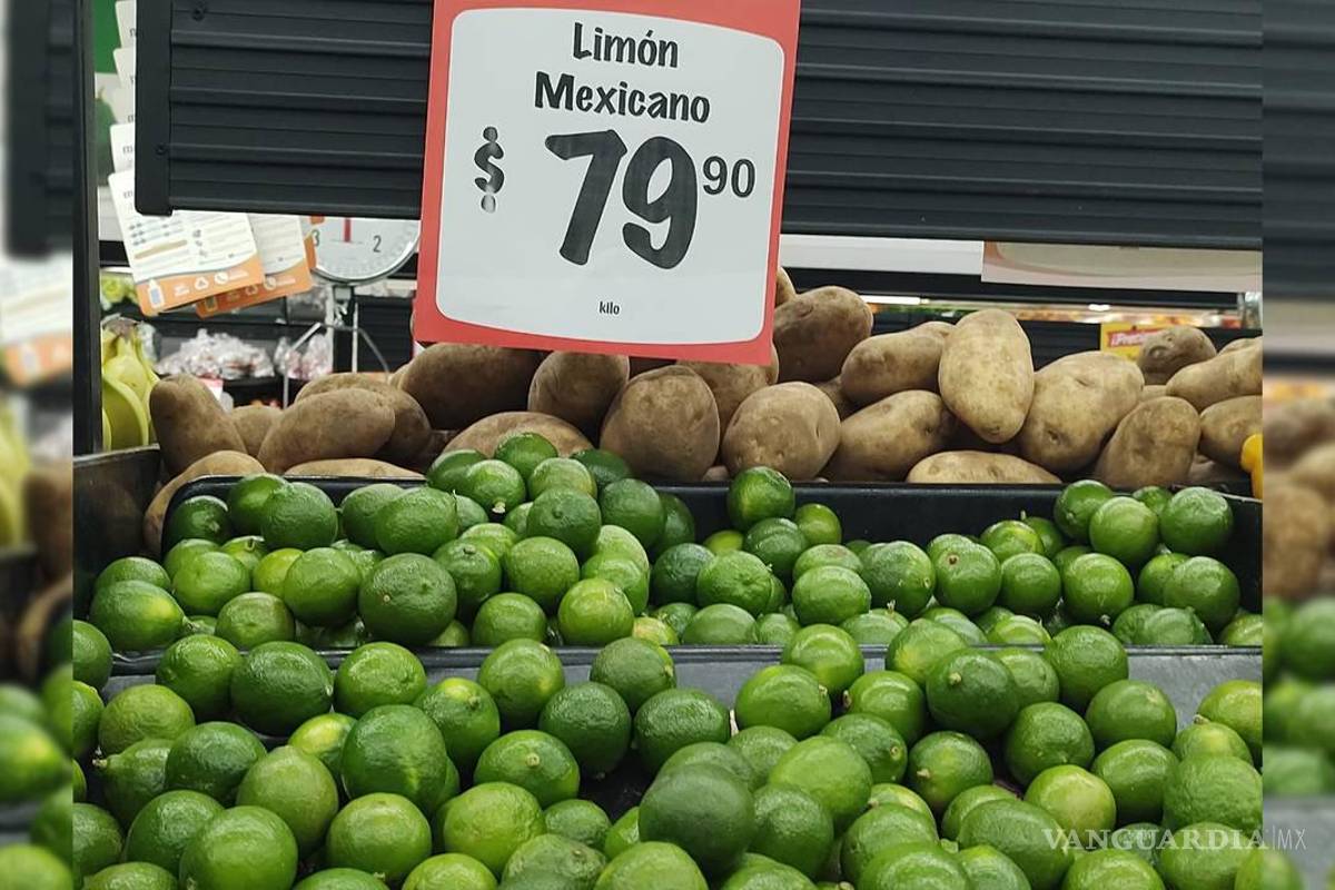 ¡Limón por las nubes!... Aguacate, plátano y tomate dan tregua ante la Inflación