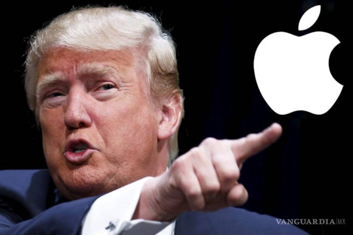 Trump también amenaza a Apple, impondría un impuesto de 10% a sus productos