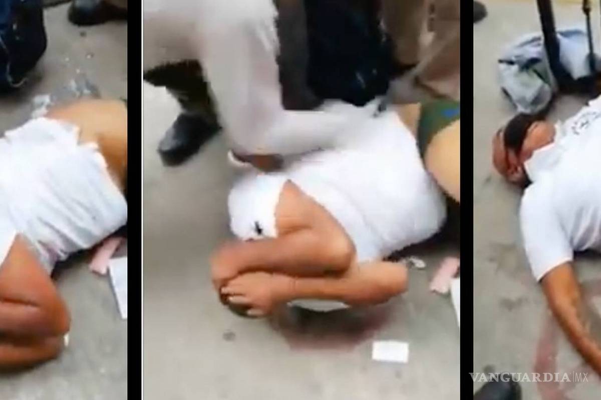 &quot;¡Agasájate, mi´jo!&quot; hombres golpean a asaltante en Nezahualcóyotl
