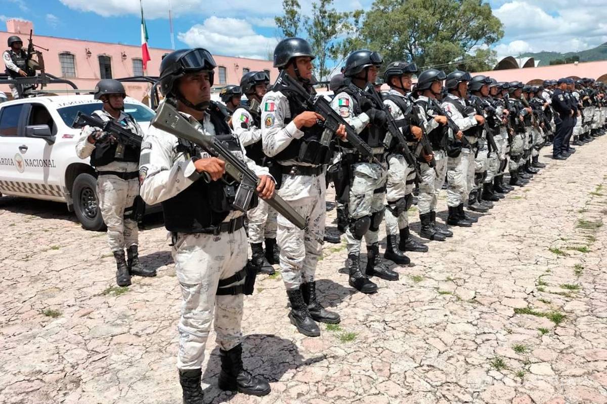 Llegan mil 200 elementos de la Guardia Nacional y el Ejército a Michoacán