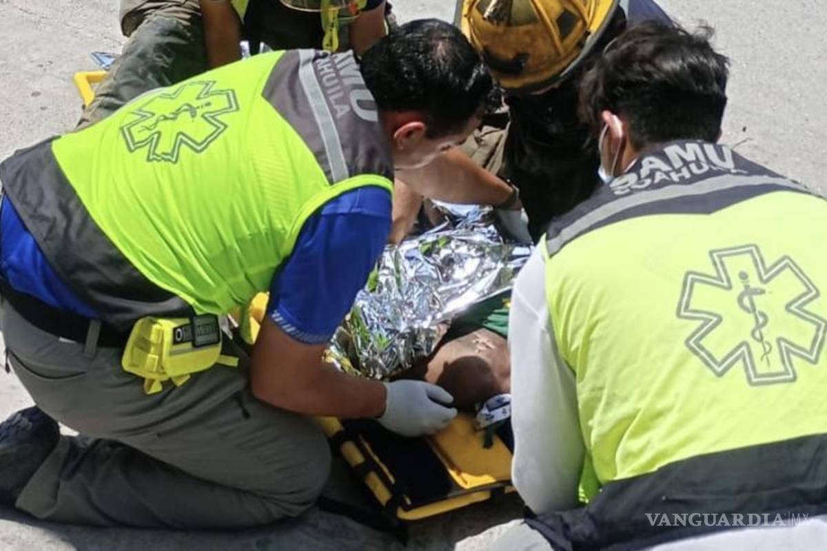 Hombre sufre quemaduras eléctricas en Saltillo 2000 y es trasladado grave a Monterrey