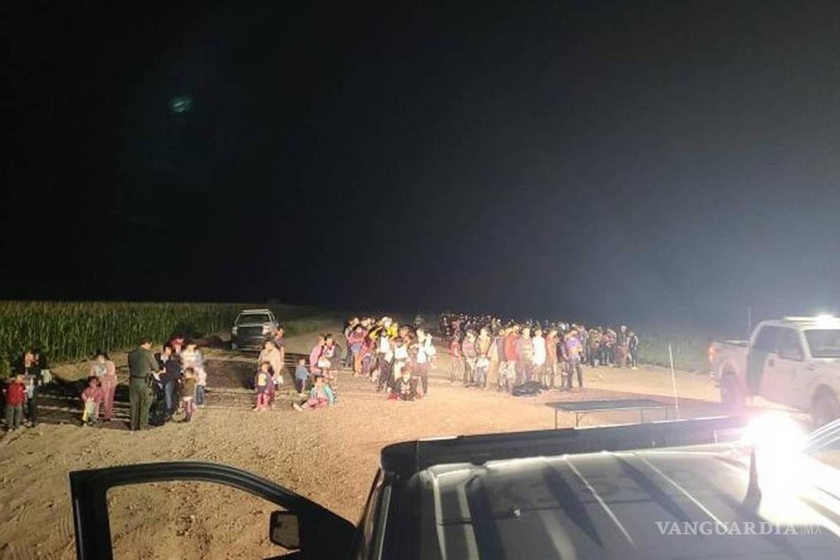 Detienen en 24 horas a mil 400 migrantes; cruzaron por el Rio Bravo