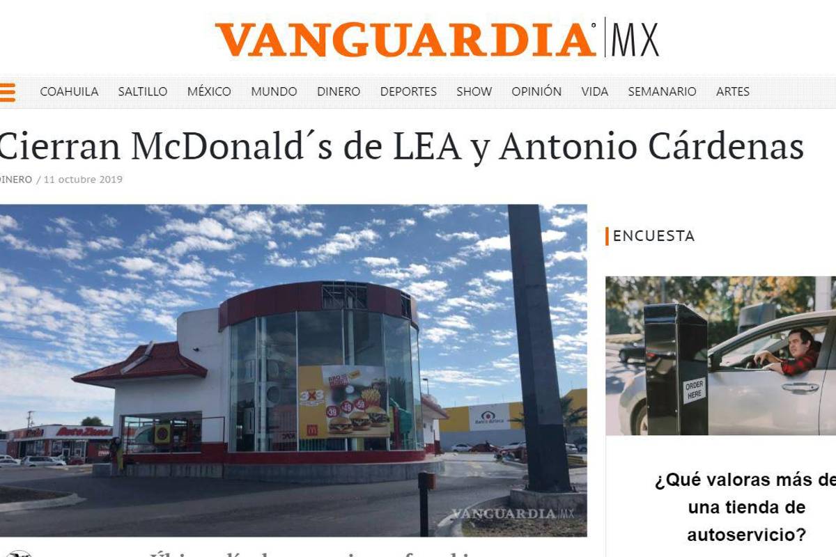 $!En 2019 la sucursal al Sur de Saltillo dejó de operar.