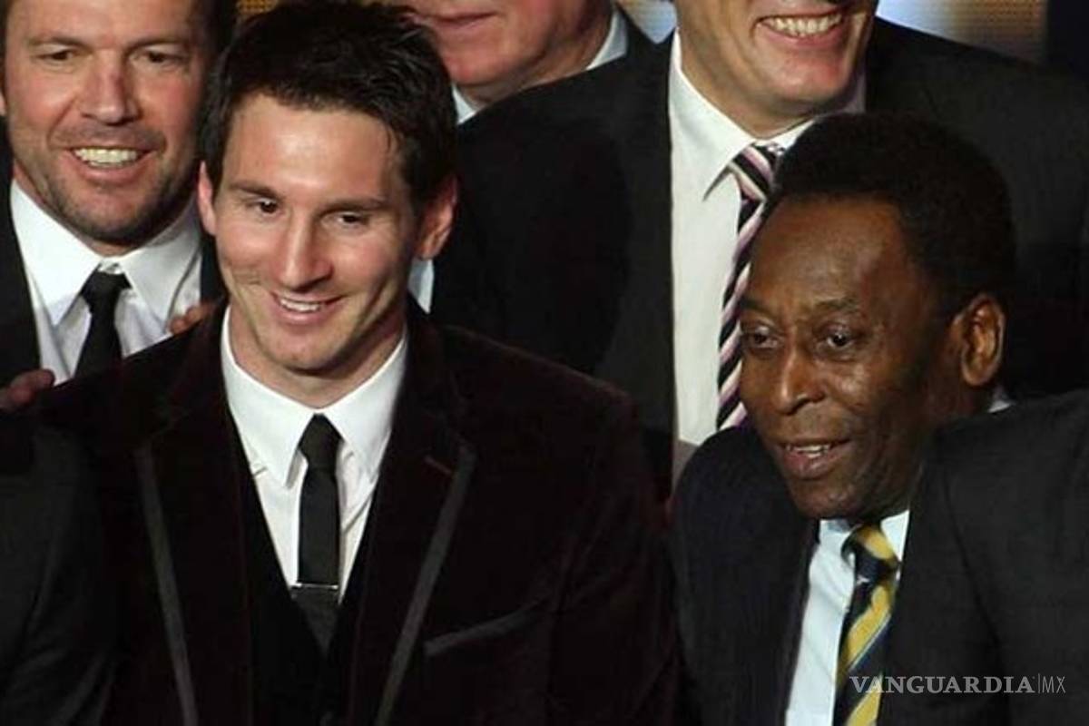 Pelé alaba a Messi; “es el mejor de la última década”