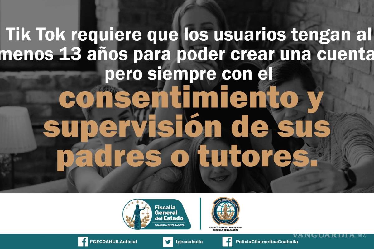 Alerta Policía Cibernética de Coahuila contra el contenido violento de TikTok