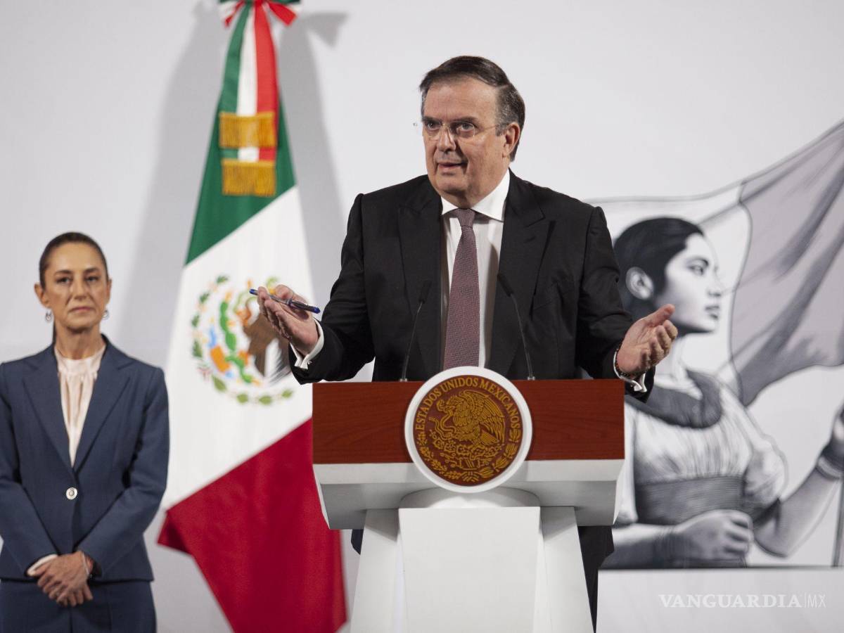 $!Marcelo Ebrard Casaubon, secretario de economía. La expectativa es que los aranceles no lleguen a concretarse, al menos para México, por los efectos que podría tener sobre la economía de Estados Unidos.