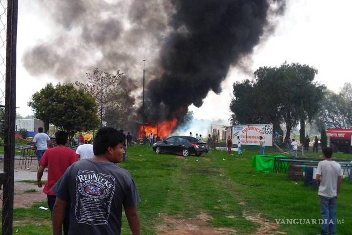 $!Al menos un muerto tras explosión en Tultepec