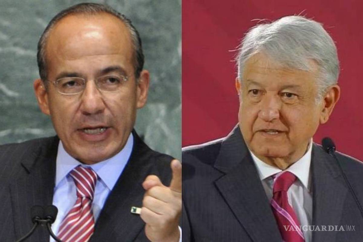 Si tiene pruebas que las presente sin necesidad de consulta: Calderón a AMLO
