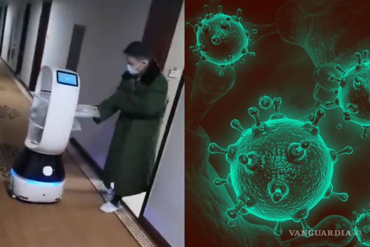 China vive en el 2021, utilizan robot para entregar comida a pacientes con coronavirus