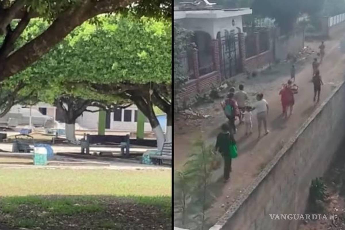 Por violencia e inseguridad, familias huyen de Comalapa, Chiapas (video)