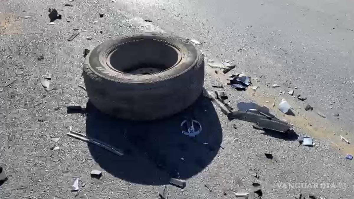 Hombre de la tercera edad causa choque por alcance en Ramos Arizpe