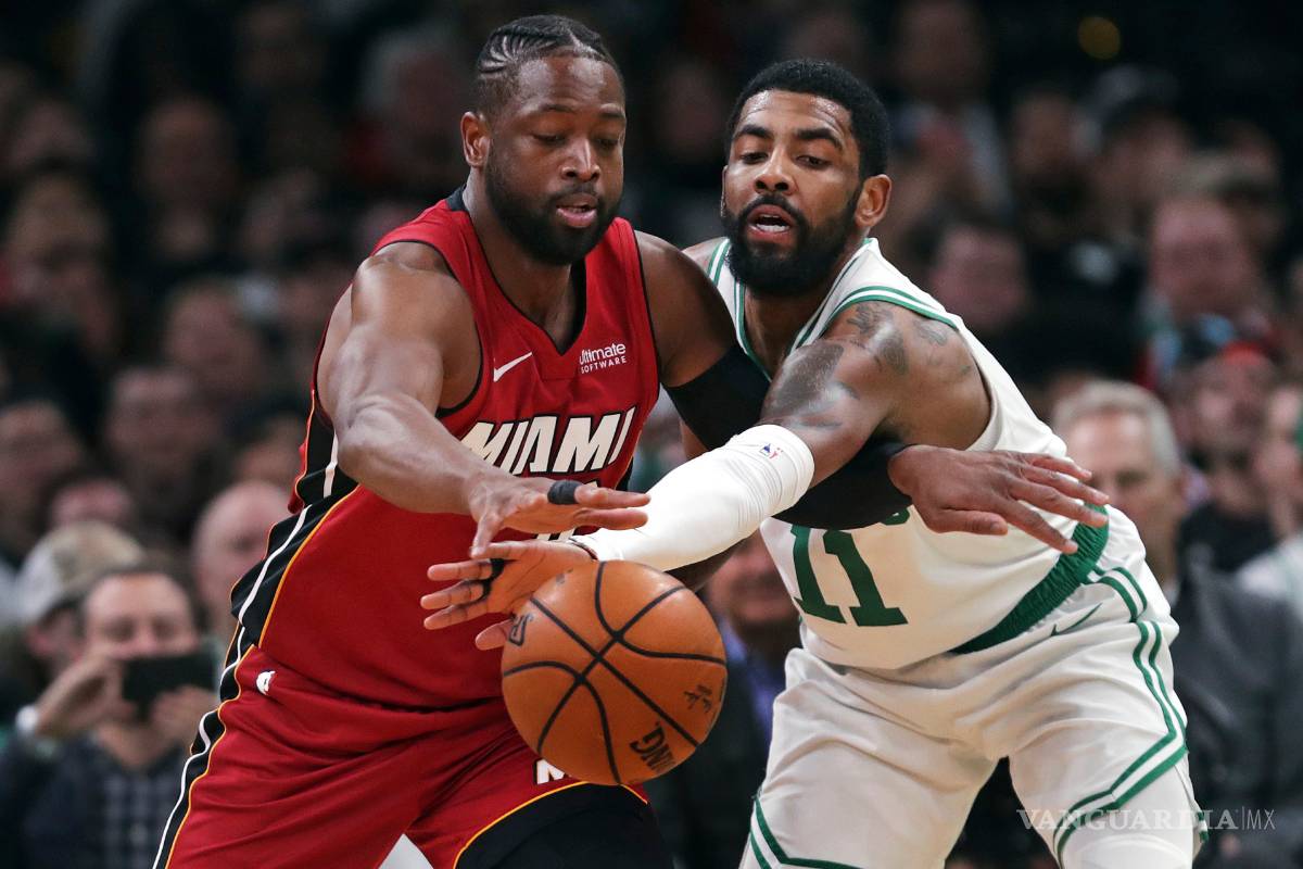 Kyrie Irving le arruina la última visita de Dwayne Wade al TD Garden