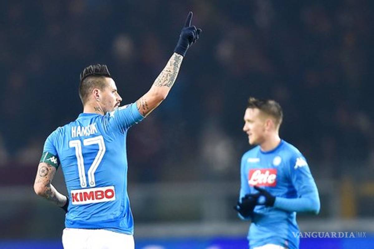 Hamsik igualó el récord de Maradona en el Napoli