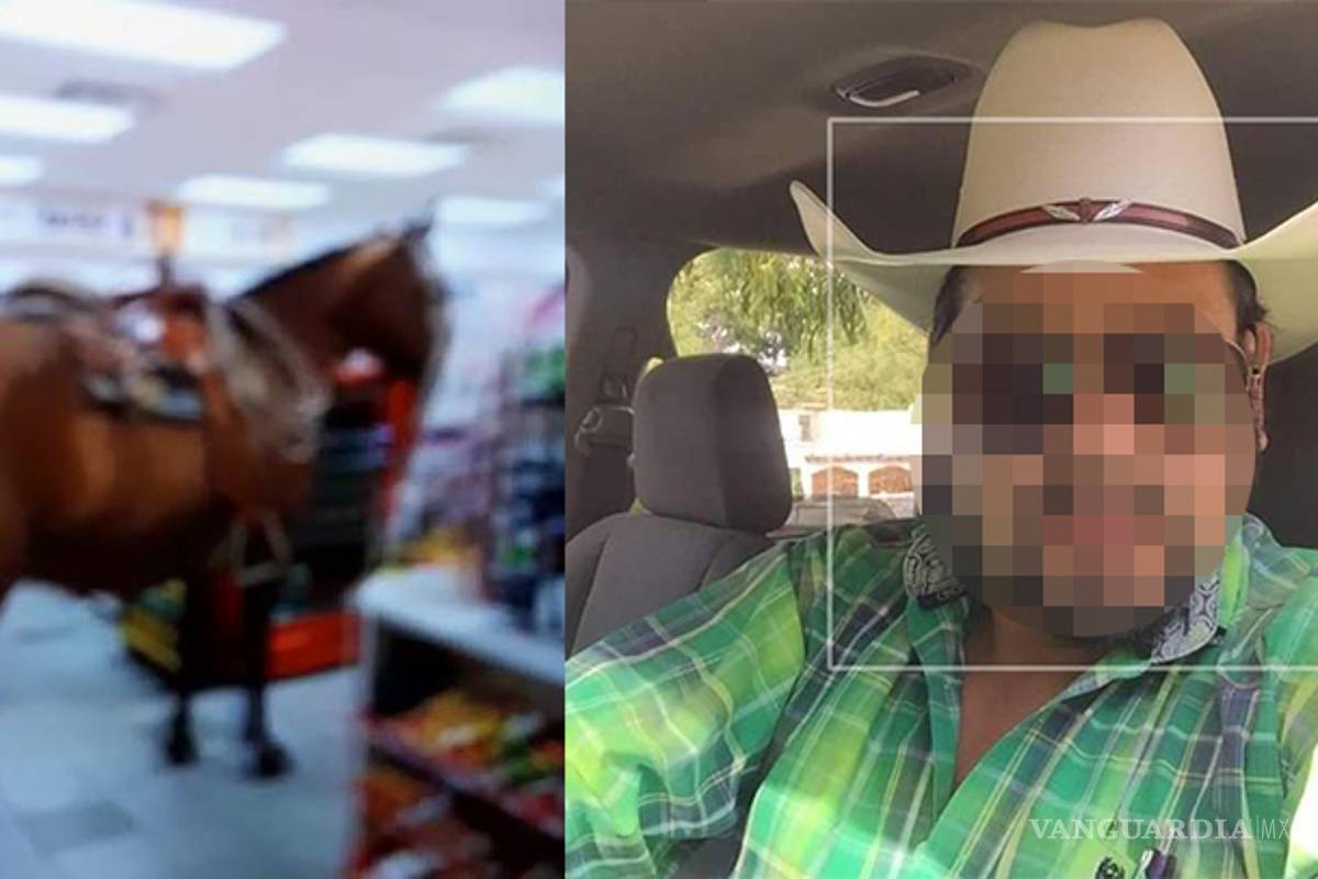 Entra a tienda de conveniencia con todo y caballo a comprar cigarros, en Parras