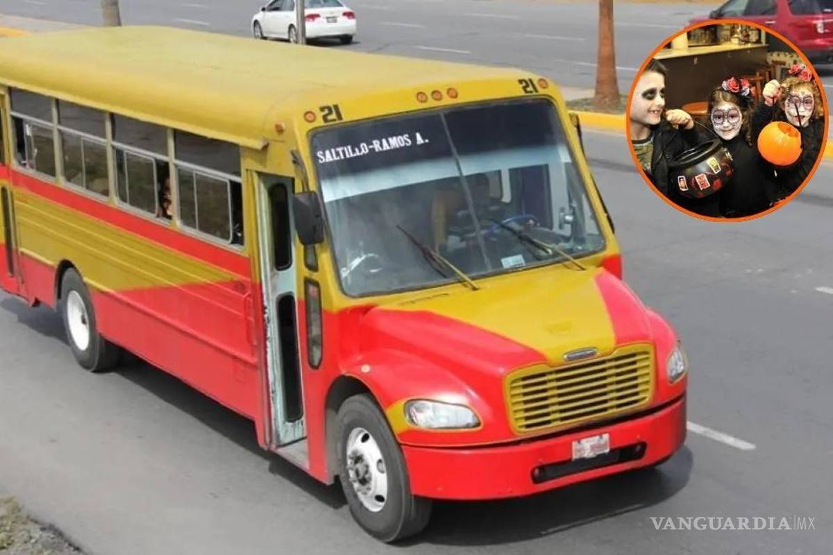 Suspensión de transporte en el centro de Ramos Arizpe será por una hora debido a Halloween