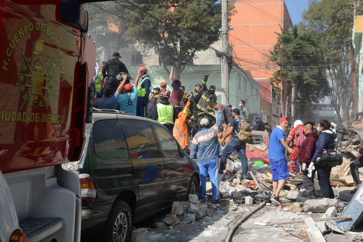 Confirman que explosión en la CDMX fue por dos tanques de gas picados