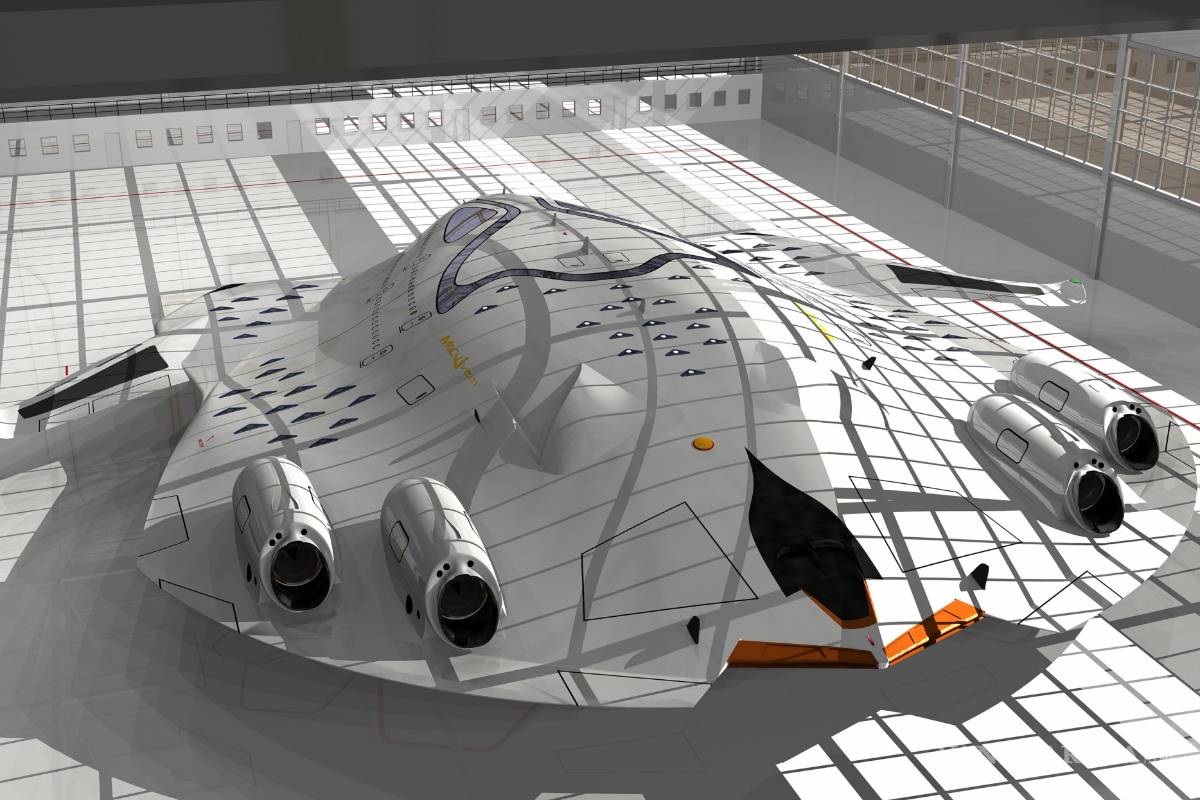 $!HSP Magnavem, un avión supersónico ecológico