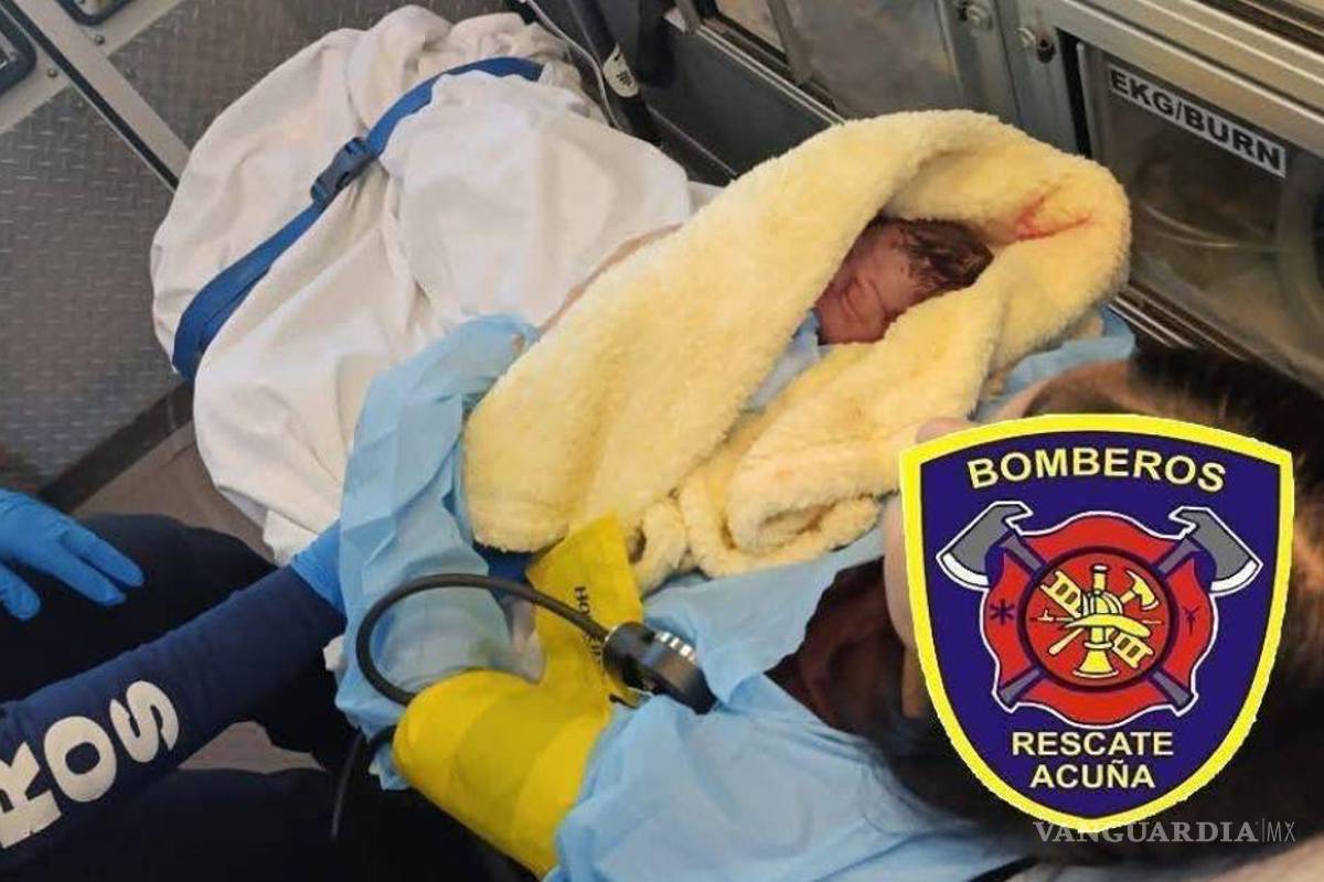 ¡Es un niño! Bomberos de Acuña asisten a joven durante parto domiciliario