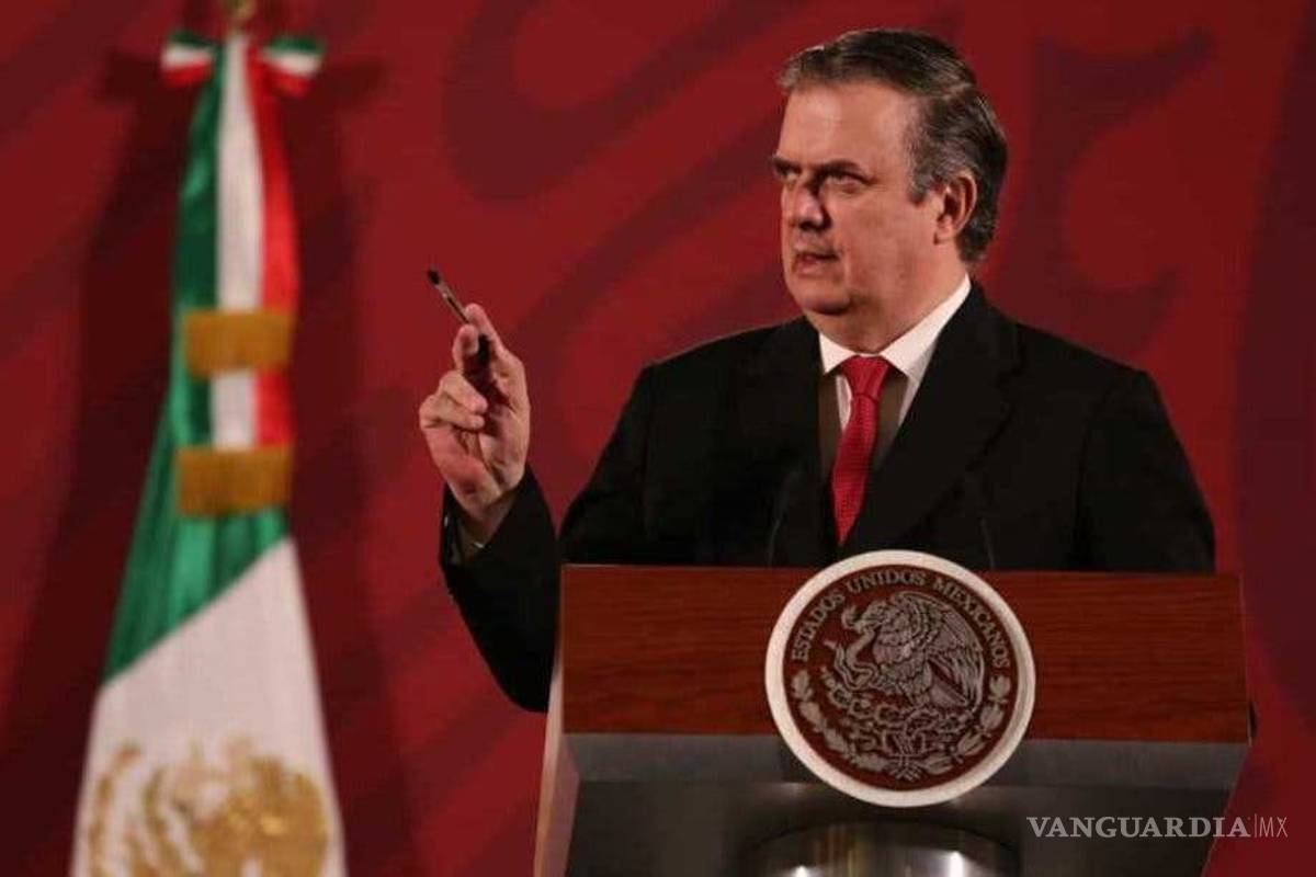 Anuncia Ebrard que viene a México nuevo cargamento de insumos médicos desde China