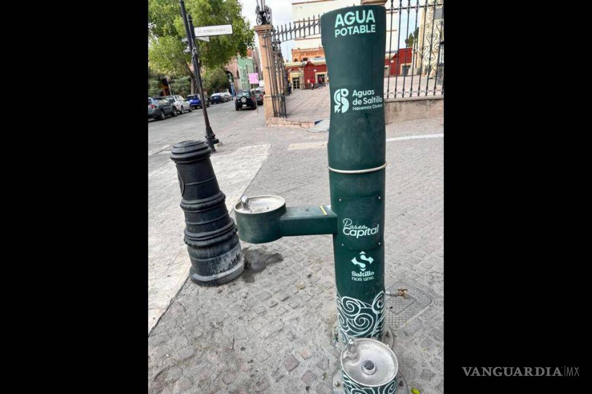 A dos años de instalados, ya no funcionan los bebederos que Agsal puso en Paseo Capital