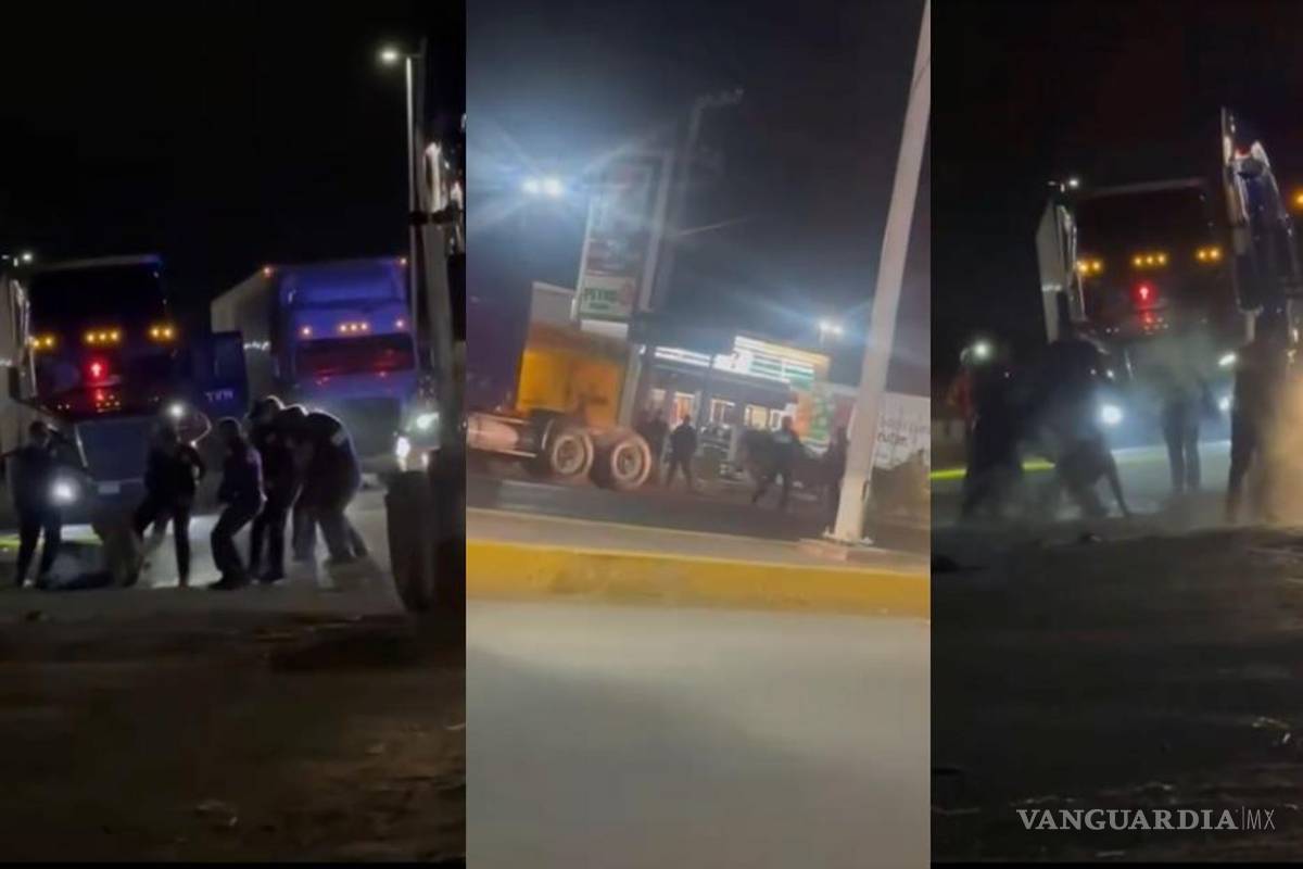 Conato de riña desata persecución en Arteaga; trailero intentó arrollar a policías (video)