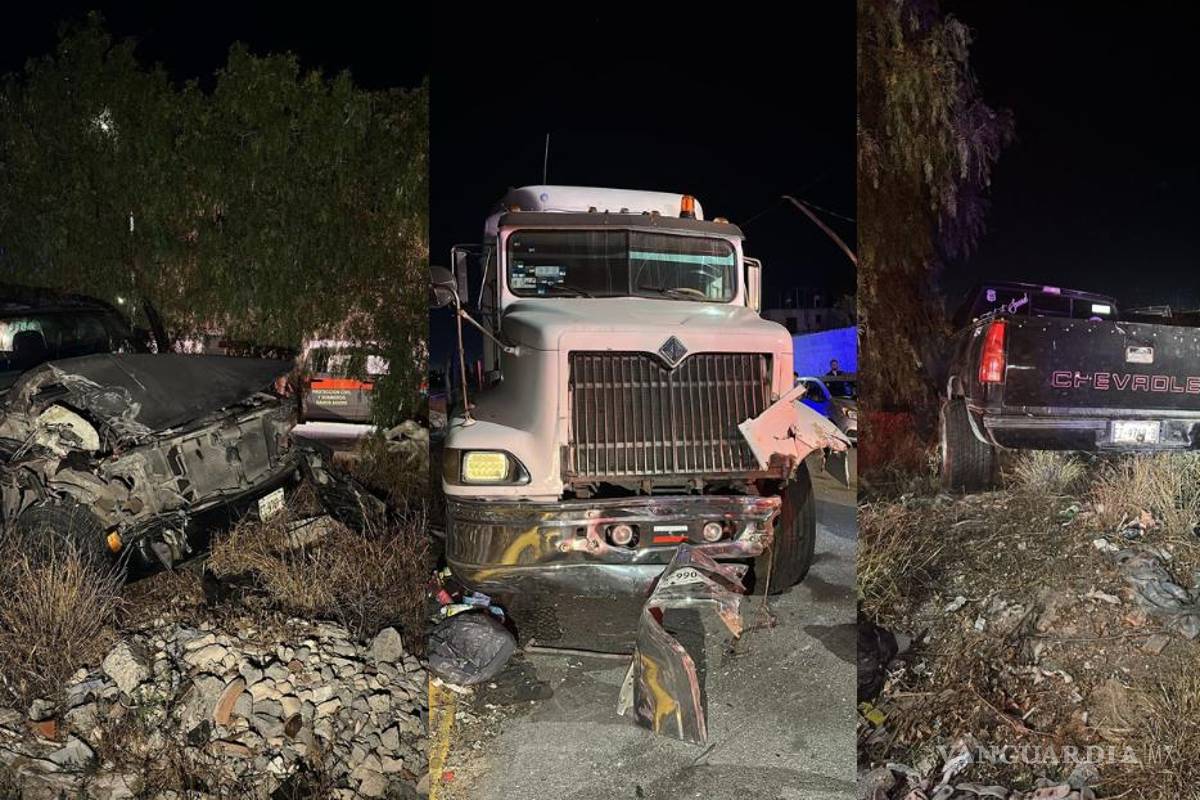 Tres personas resultan lesionadas tras riña vecinal y accidente en Ramos Arizpe