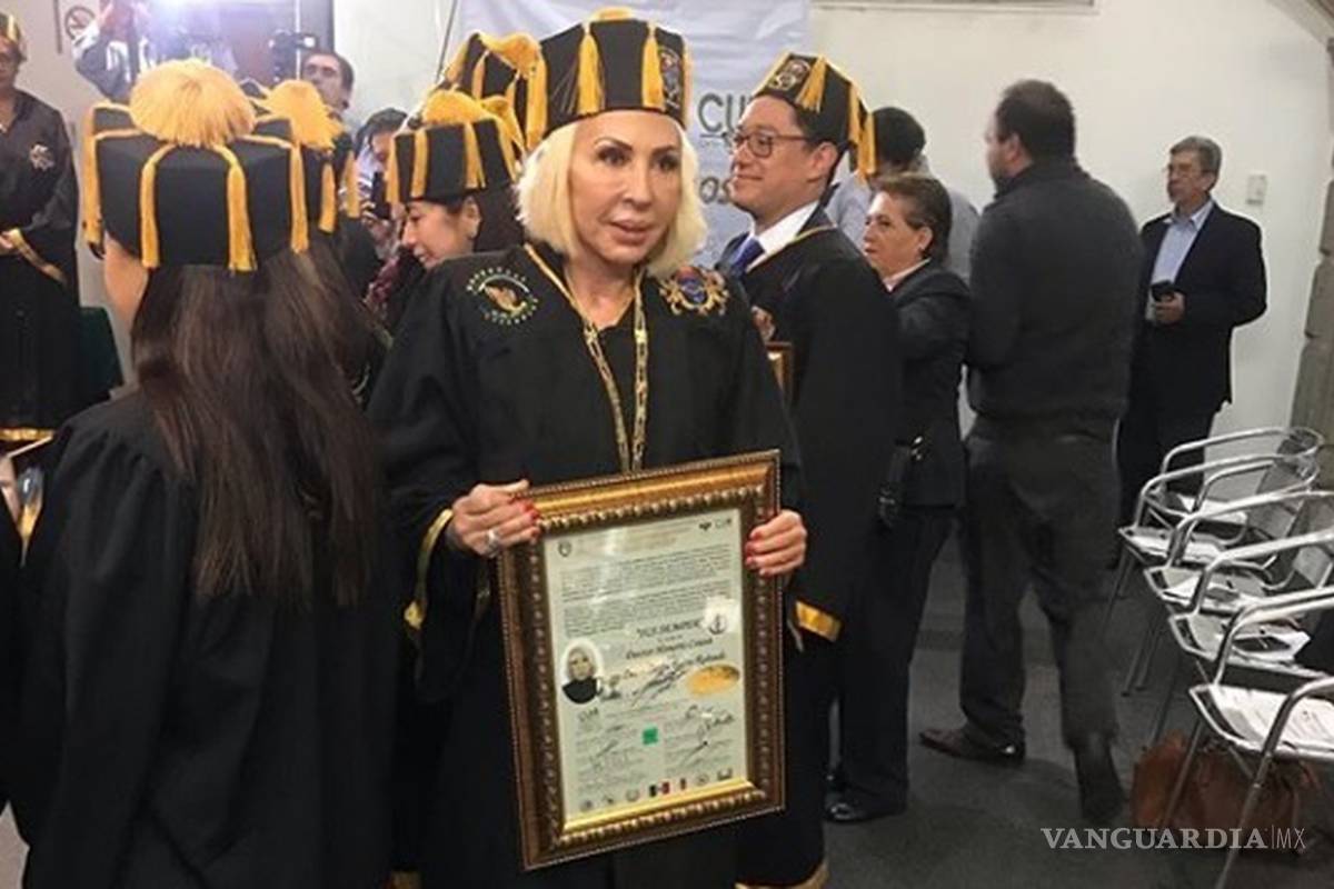 Congreso de CDMX se deslinda de doctorado honoris causa entregado a Laura Bozzo