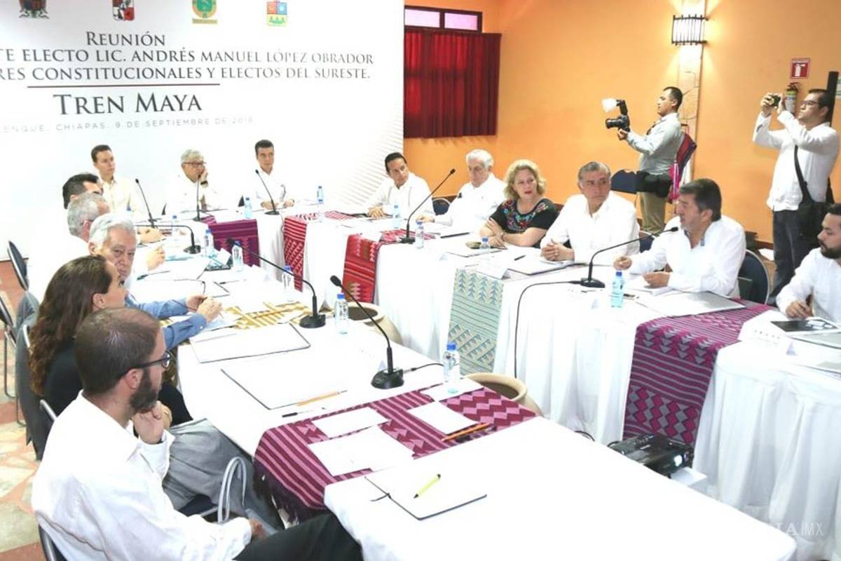 AMLO se reúne con gobernadores del sureste por Tren Maya