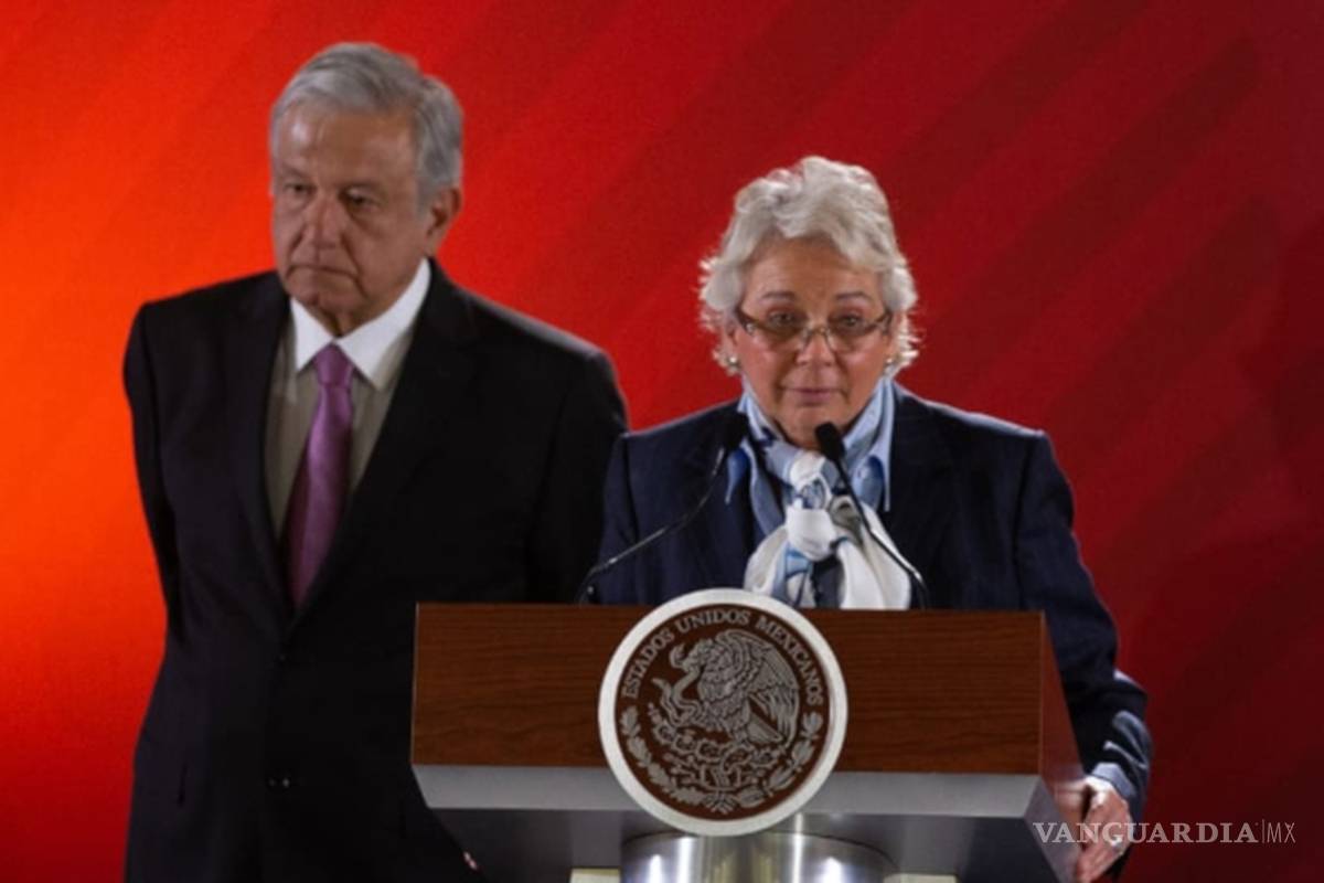 SFP a Olga Sánchez Cordero: 'es la única responsable de incluir u omitir propiedades en su declaración'