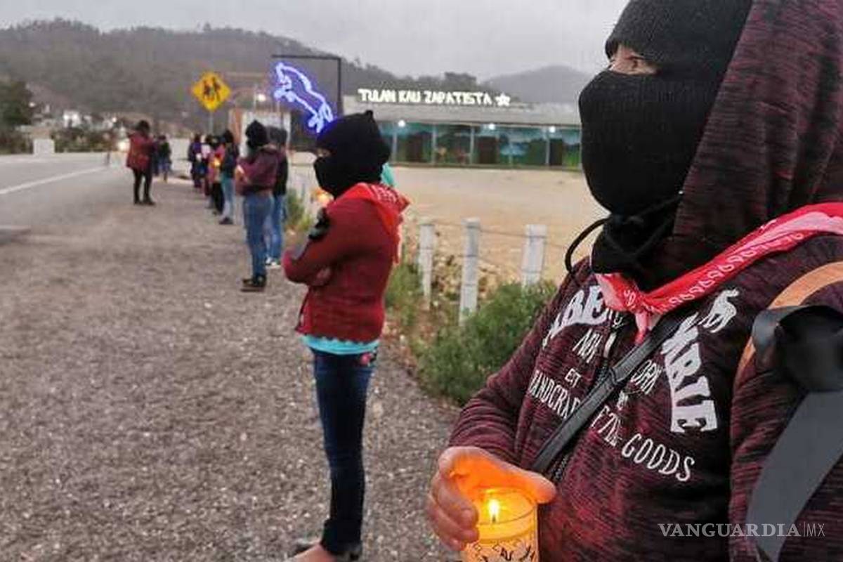 Mujeres zapatistas se unen a Un Día Sin Mujeres en Chiapas