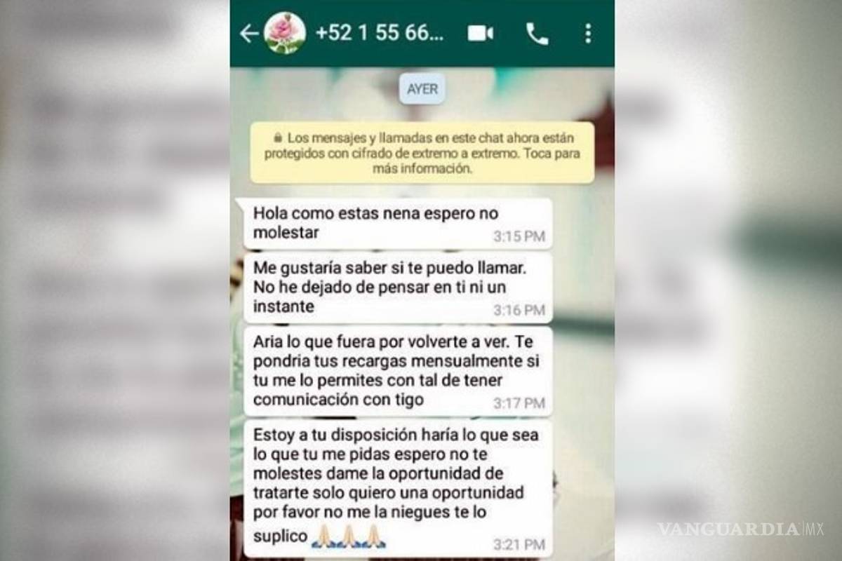 “No he dejado de pensar en ti”, su violador se enamoró de ella y la contactó por WhatsApp