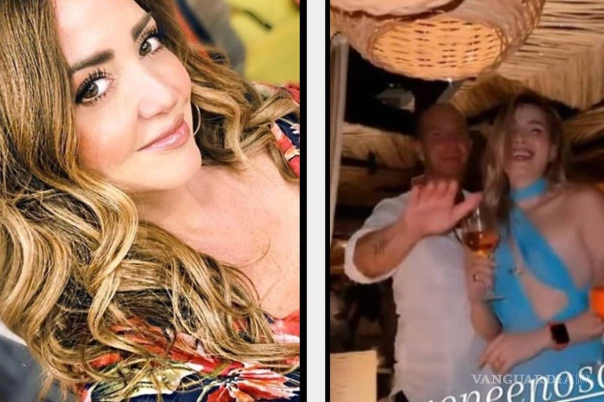 ¿Y Andrea Legarreta?... captan a su esposo, Erick Rubín, bailando junto a una joven rubia