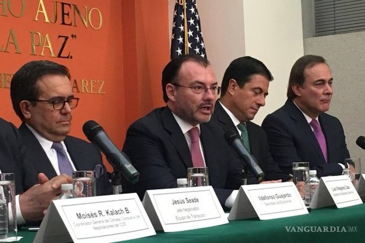 México tendrá TLC con EU, sin importar que pase con Canadá: Videgaray