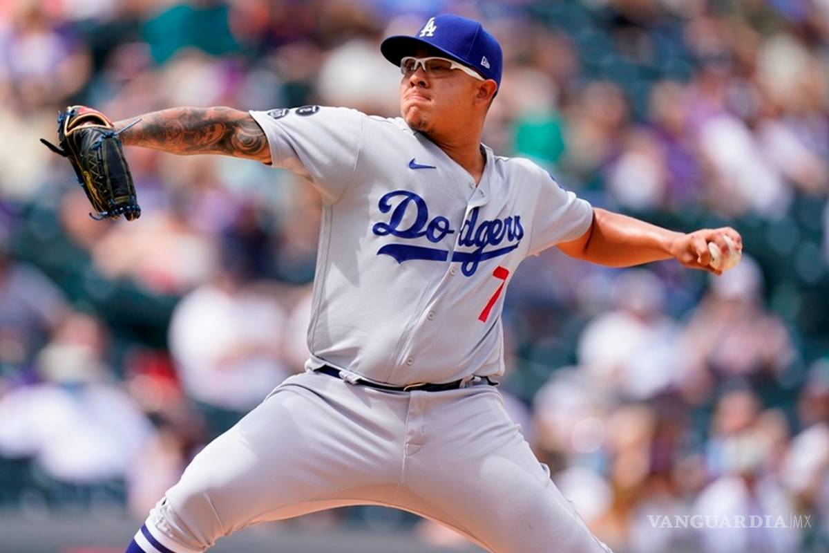 Julio Urías, primer pitcher con nueve triunfos en esta temporada