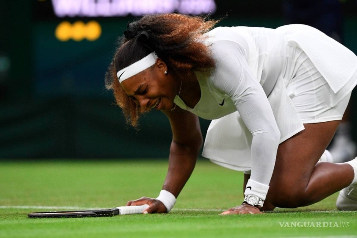 Serena Williams se retira entre lágrimas de Wimbledon por lesión