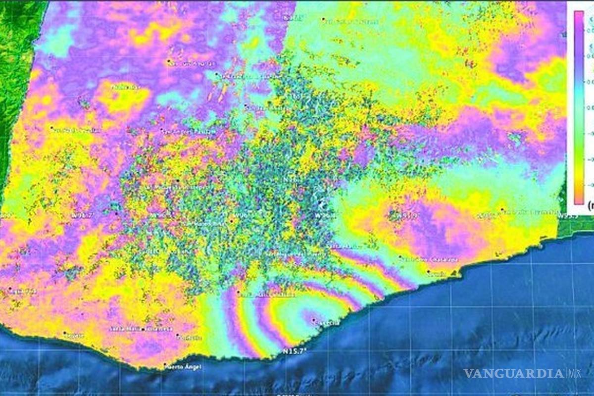 Por sismo en Oaxaca, terreno se desplazó 0.45 metros: NASA