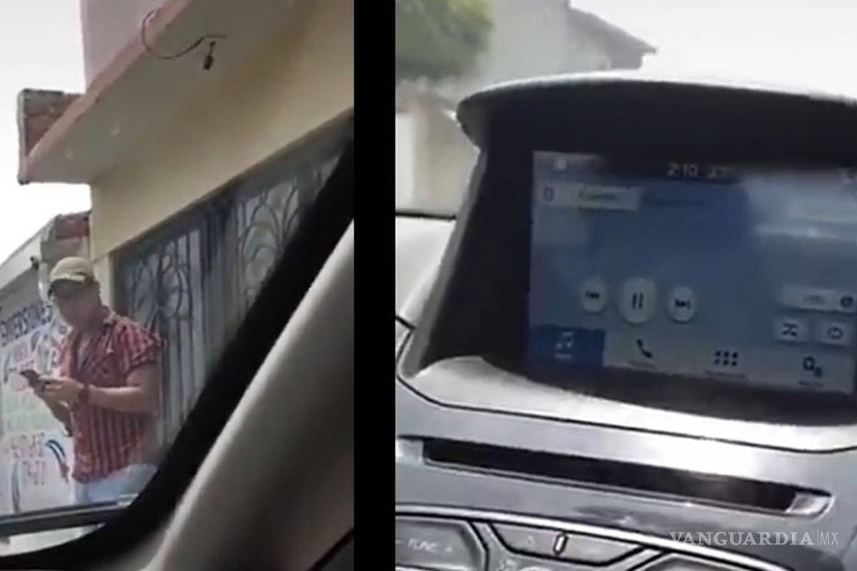 Ese hombre ya está muerto... No desconectó el Bluetooth y audio de su amante se reproduce en su auto (Video)