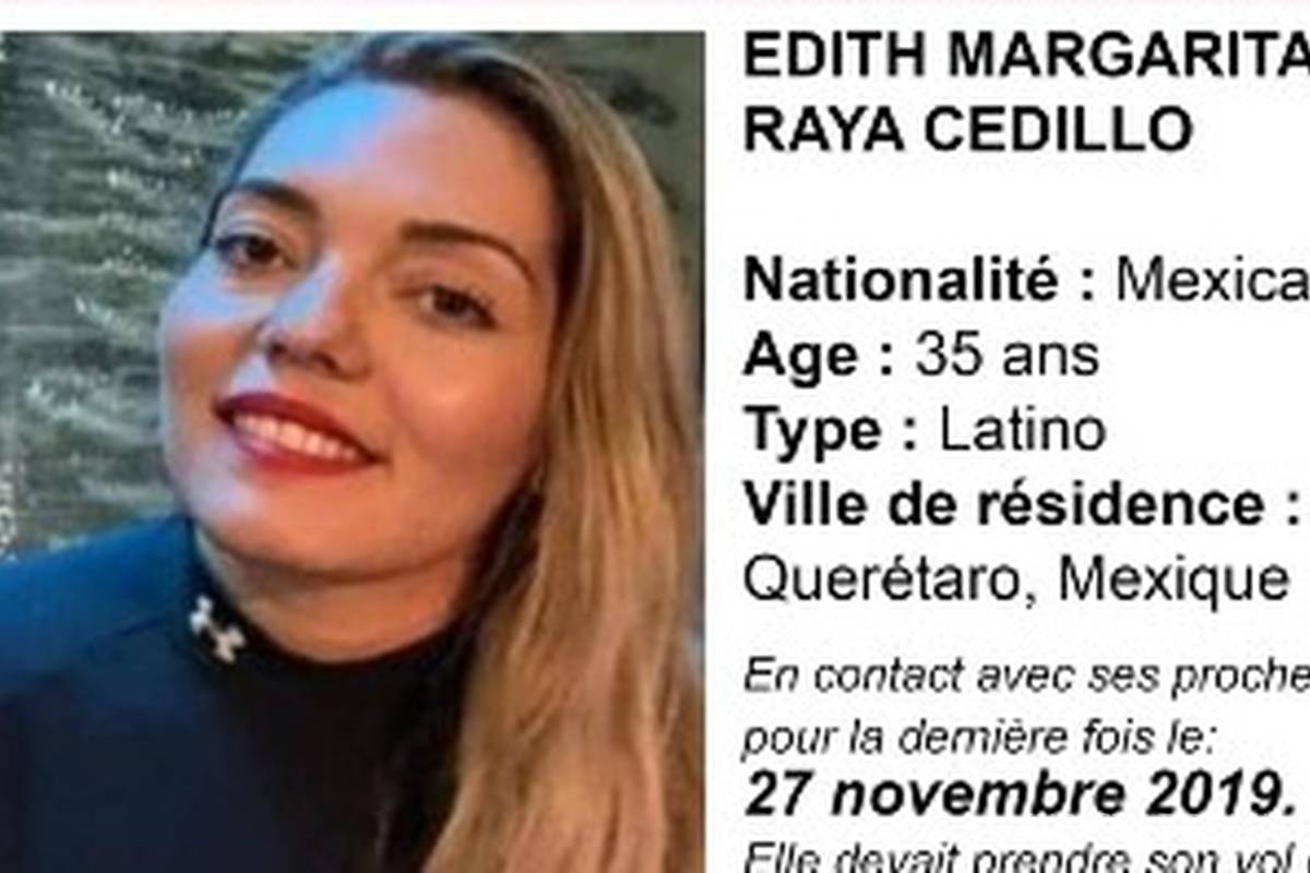 Mexicana desaparece en París; embajada de México emite alerta