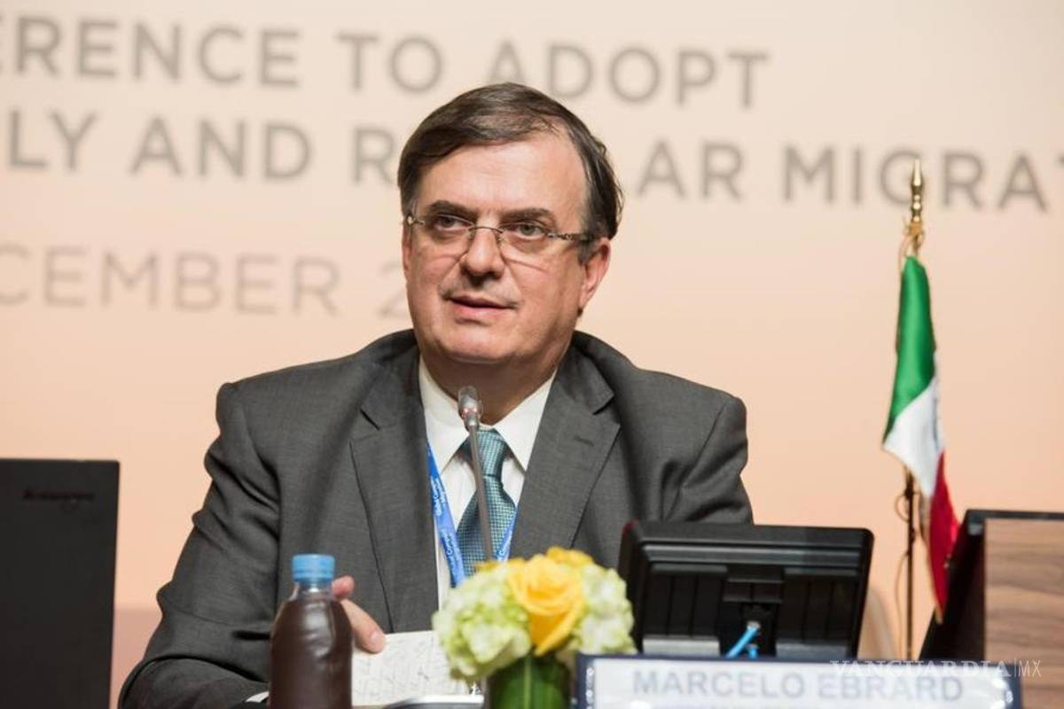 Ebrard se muestra optimista ante aprobación del T-MEC