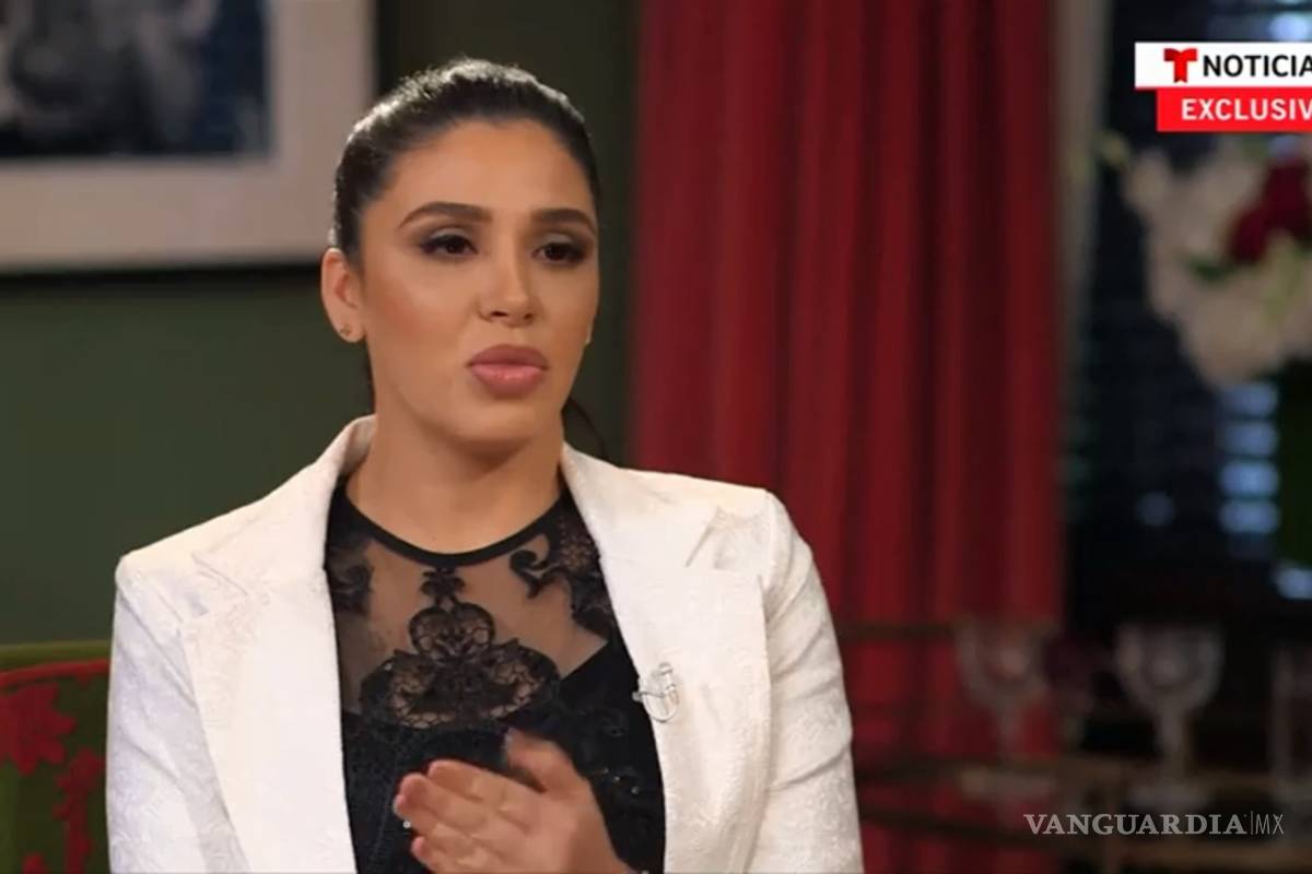 Emma Coronel se siente tranquila por ver sonreír a 'El Chapo'