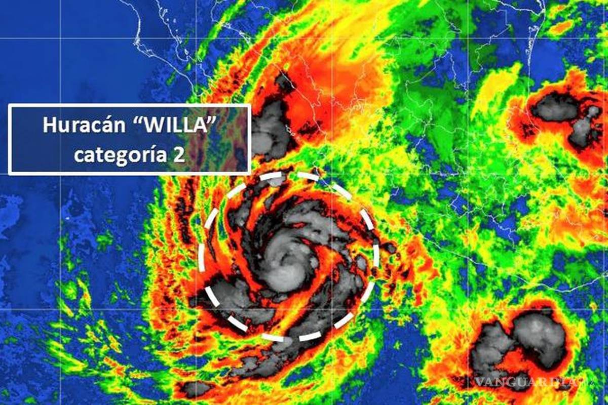 Huracán 'Willa' pierde fuerza y es categoría 4