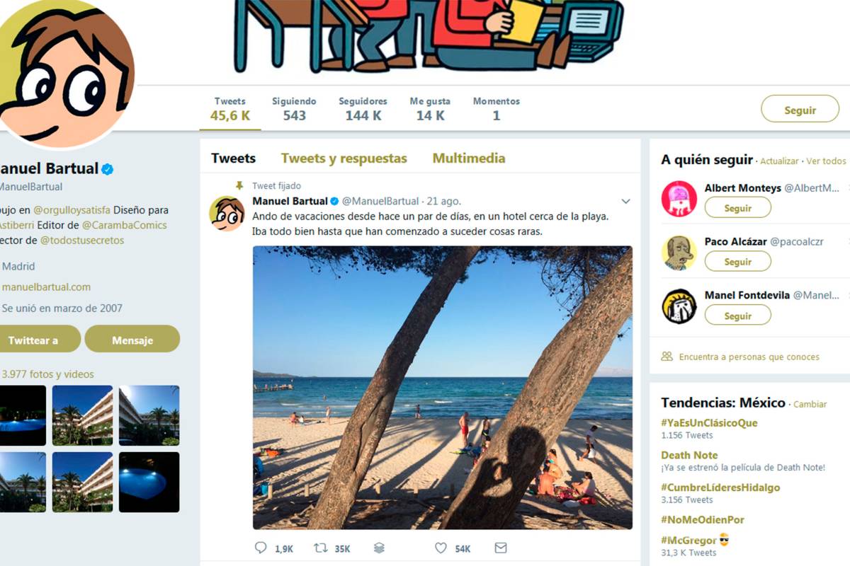 Cuento de terror en tiempo real rompe Twitter