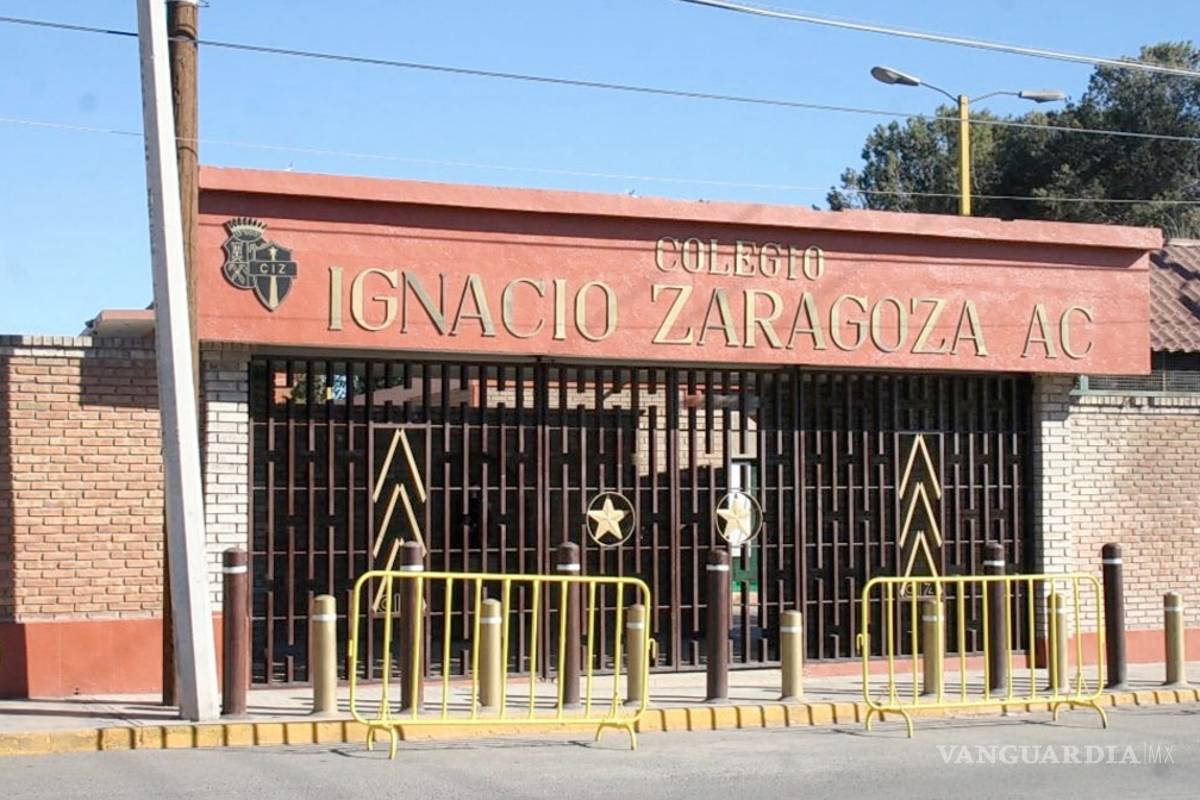 Colegio Zaragoza en Saltillo suspende exámes de admisión y clases a partir de este martes 17