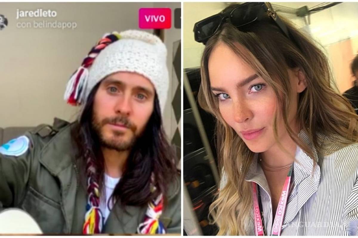 ¡Viva México, cabro...!: Belinda trasnmite en vivo con Jared Leto y lo hace enviar saludos a los mexicanos