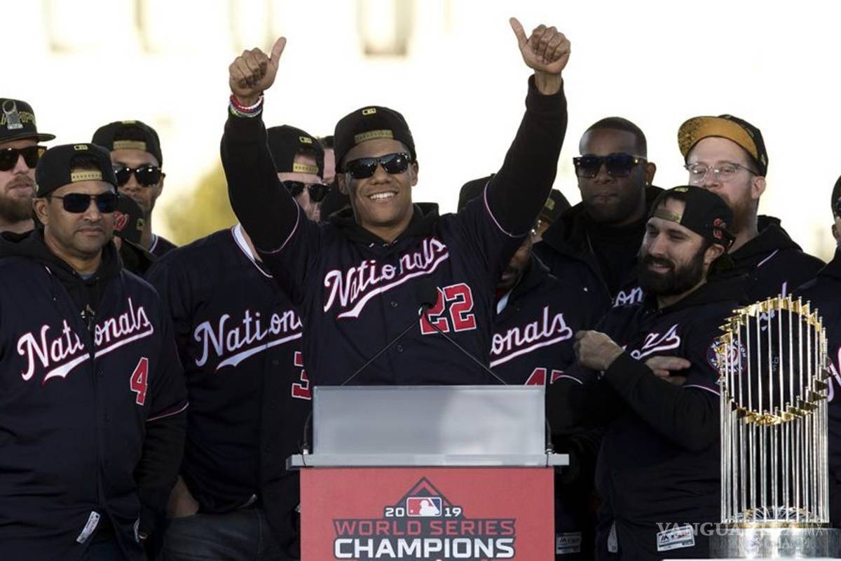 Nacionales de Washintgon repartirán anillos de Serie Mundial a través de ceremonia virtual
