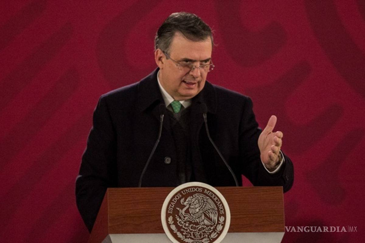 ‘México no actúa con base en amenazas’: Marcelo Ebrard