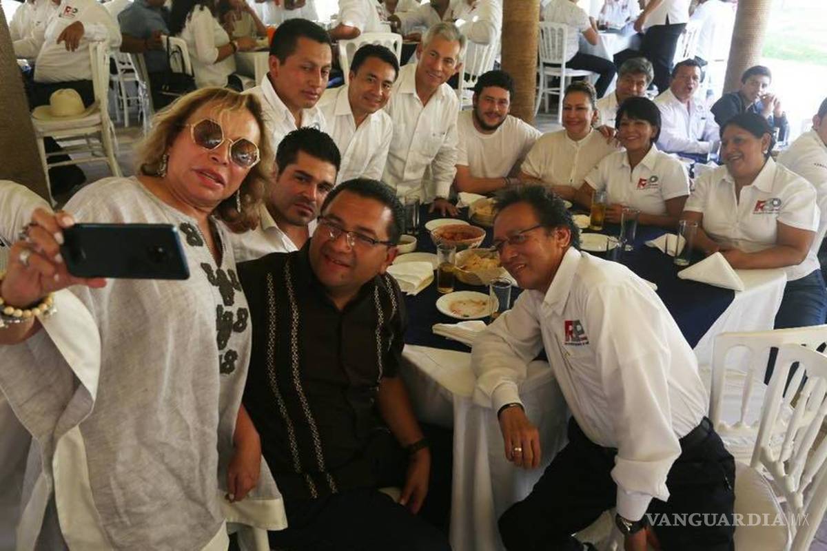 Elba Esther Gordillo se deja ver en Chiapas, para apoyar a su yerno y su nuevo partido político